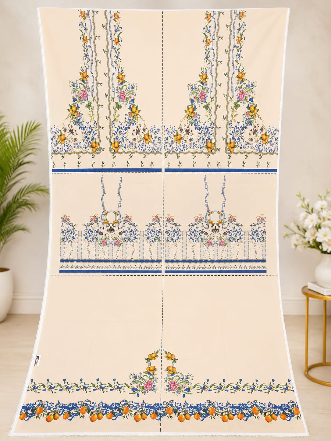 Bana Dora Premium Digital Printed Lawn 2 Piece Suit for Women | Fast Fabrics .FA03