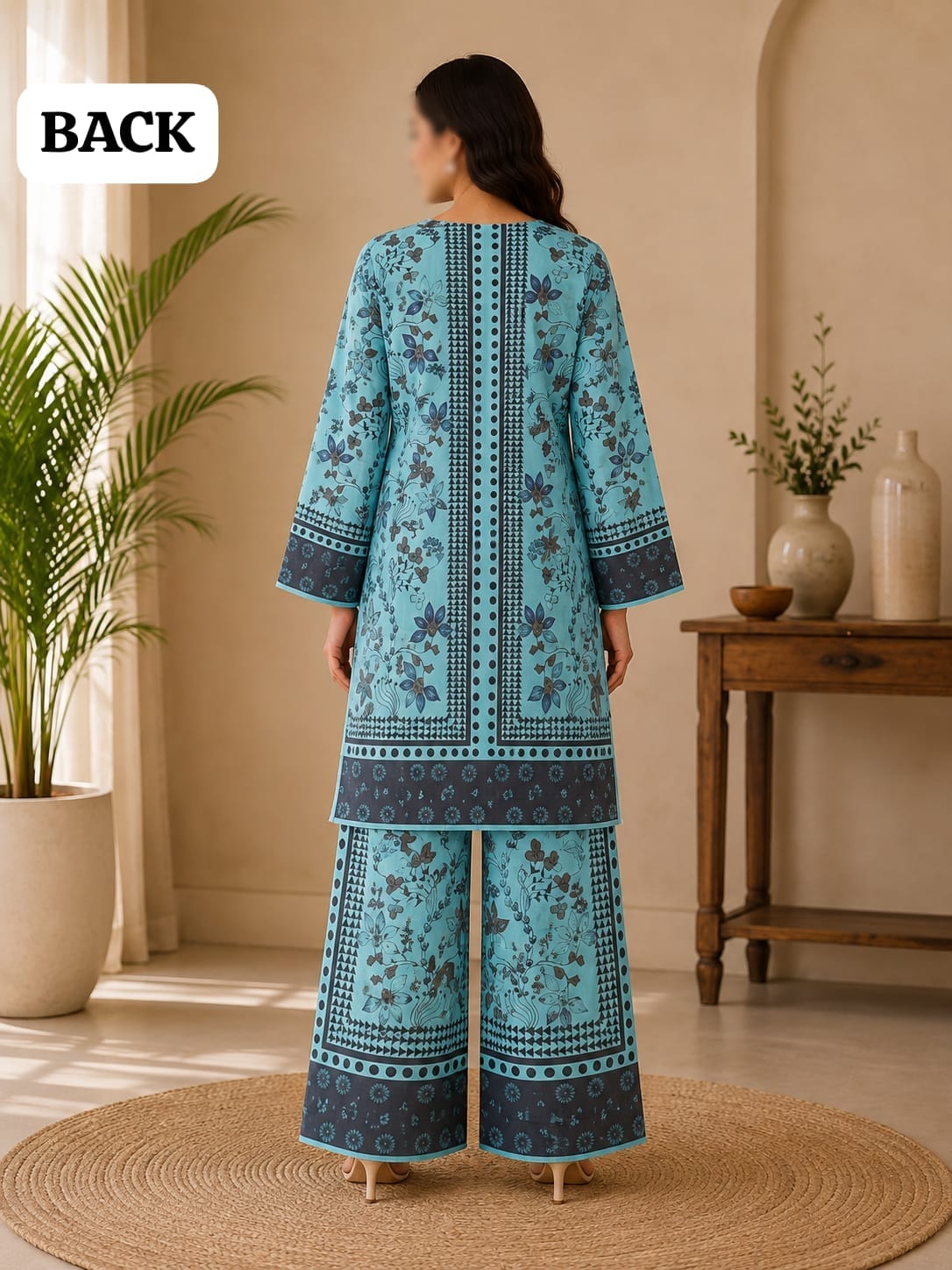 Check Lawn Collection 2 Piece FAST FABRICS FA1008
