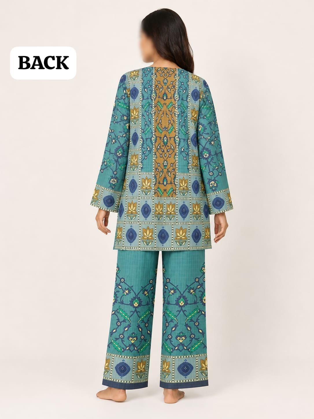 Check Lawn Collection 2 Piece FAST FABRICS FA1012