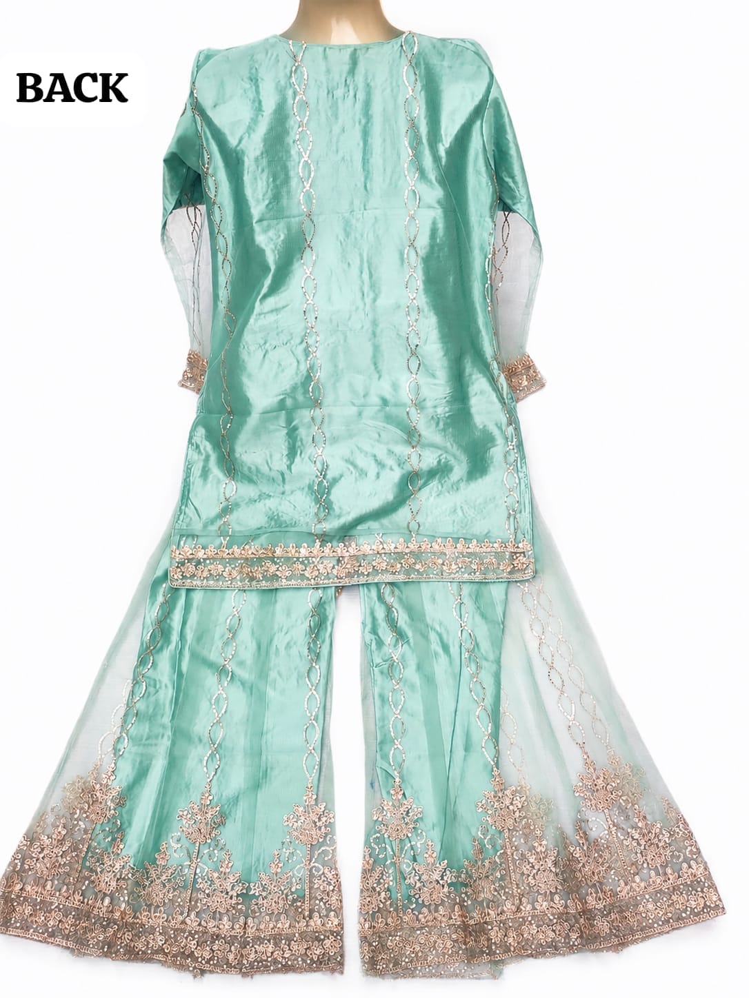 FastFabrics Luxury Bridal Collection – Heavy Aari Embroidery & Handwork 3 Piece Suit | FA51