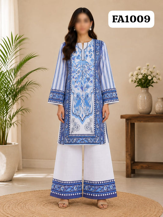 Check Lawn Collection   2 Piece FAST FABRICS  FA1009
