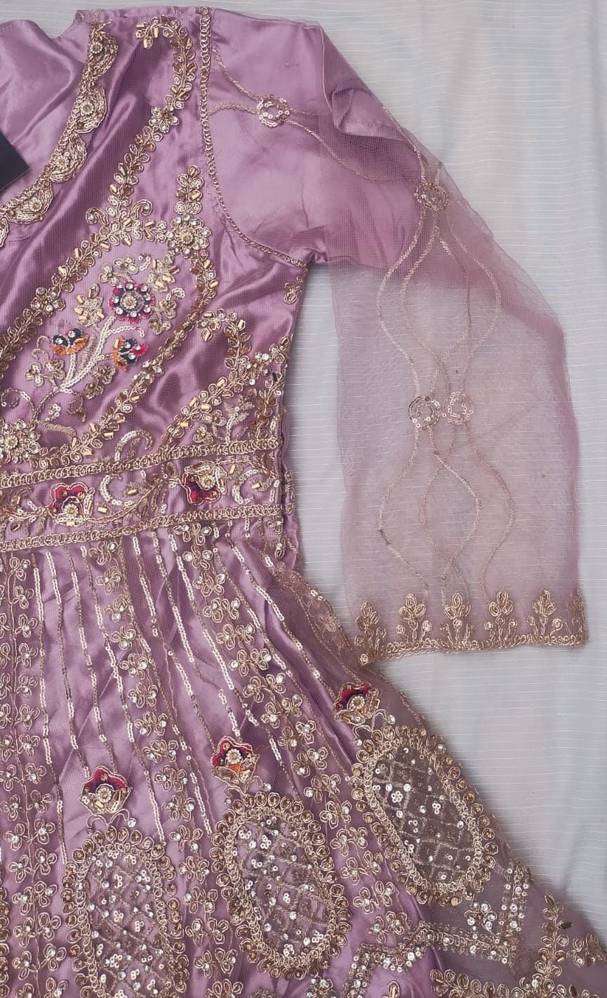 FastFabrics Luxury Bridal Collection – Heavy Aari Embroidery & Handwork 3 Piece Suit | FA55