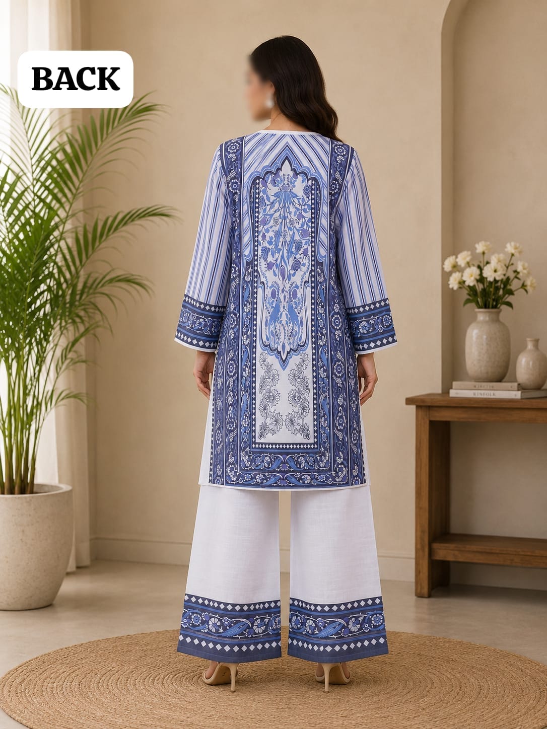 Check Lawn Collection   2 Piece FAST FABRICS  FA1009