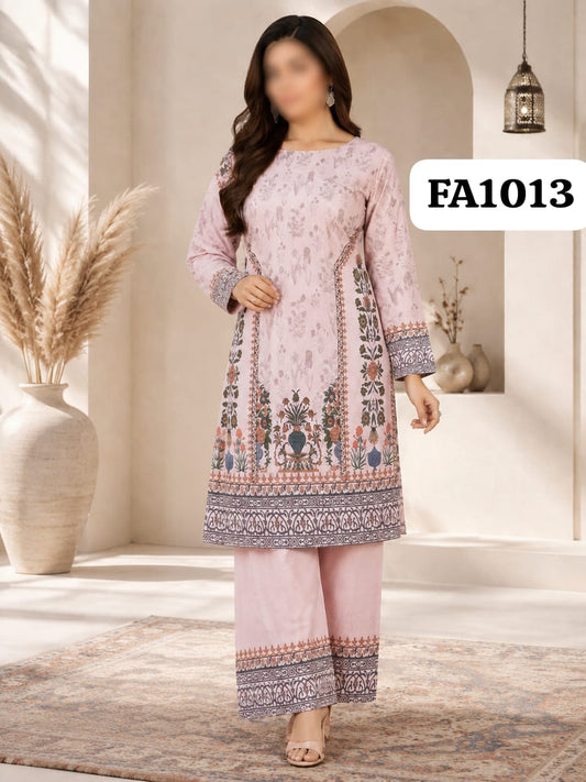 Check Lawn Collection   2 Piece FAST FABRICS  FA1013