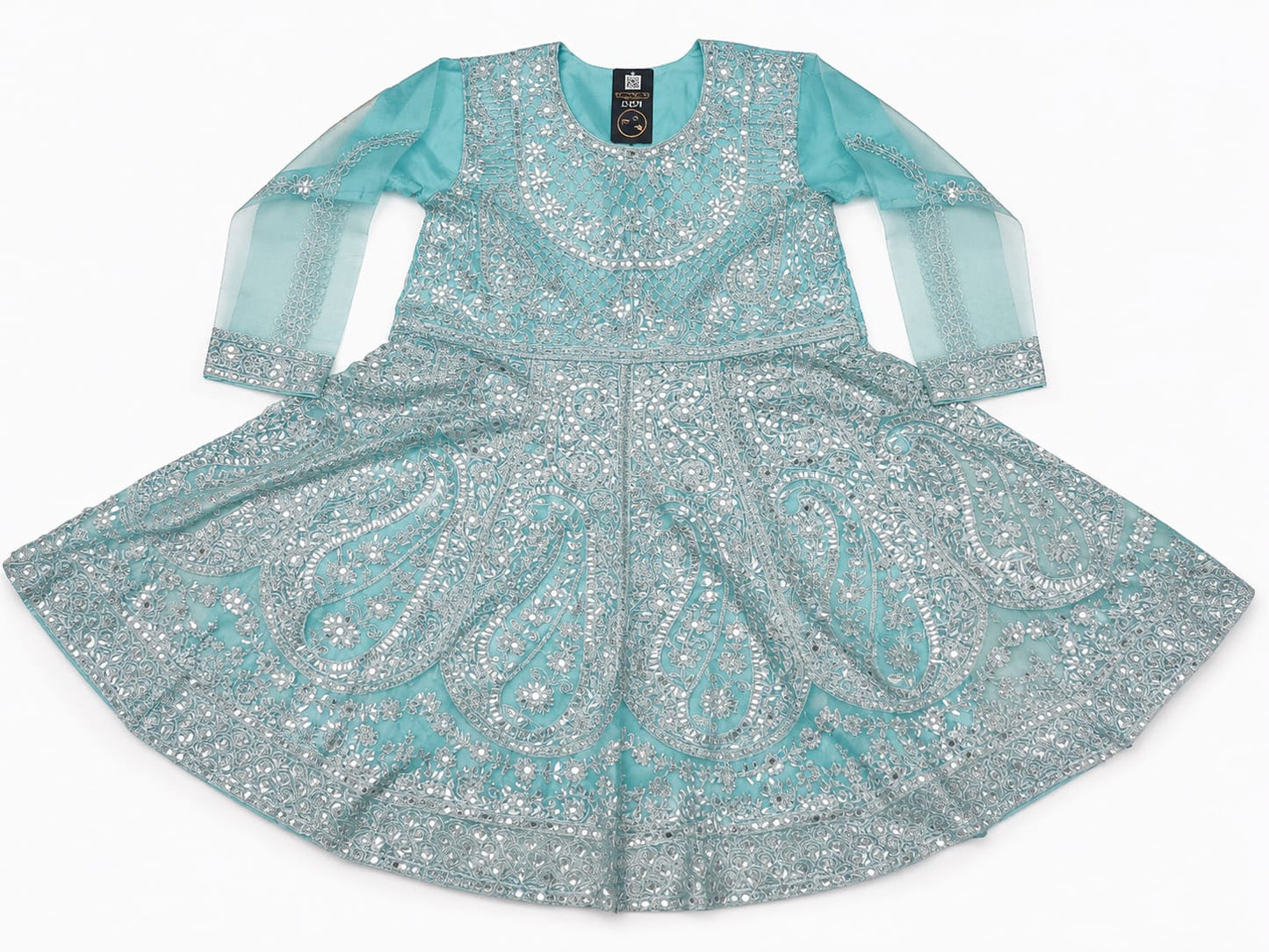 FastFabrics Luxury Bridal Collection – Heavy Aari Embroidery & Handwork 3 Piece Suit | FA56